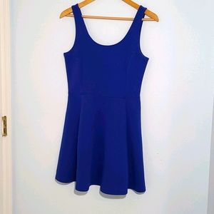 H&M blue strappy short dress.